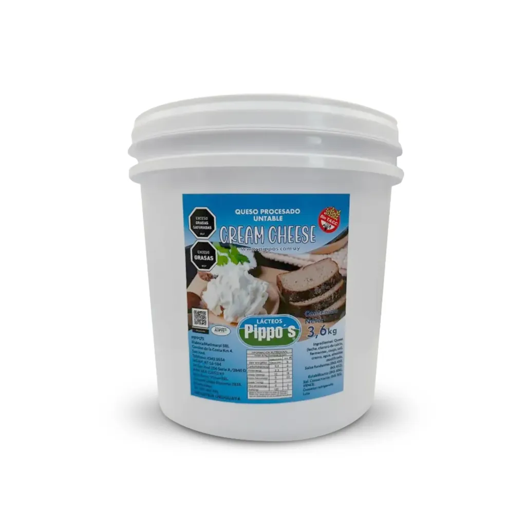 Cream Cheese – 3.6Kgs – Tarro