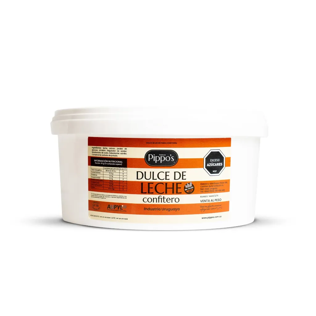 Dulce De Leche – Pippos Repostero – 5Kgs – Potes