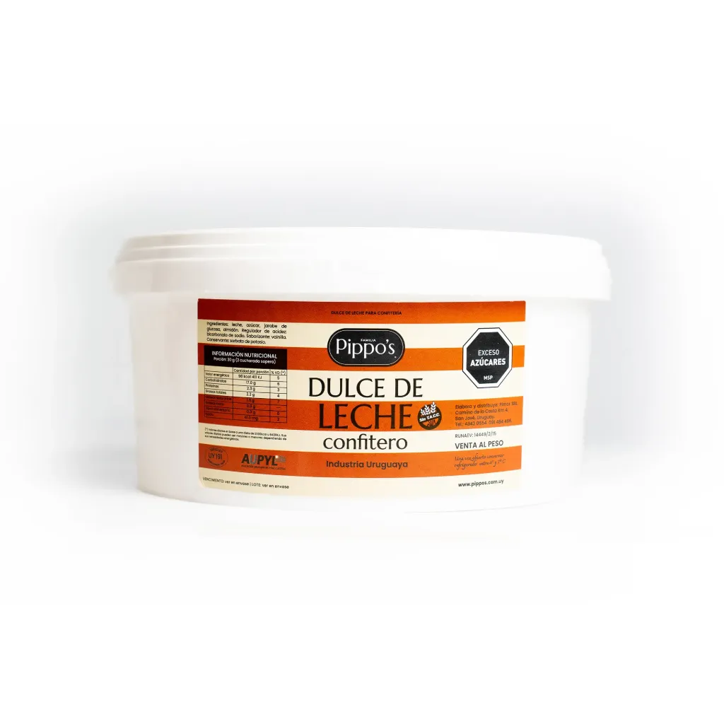 Dulce De Leche – Pippos Repostero – 5Kgs – Potes